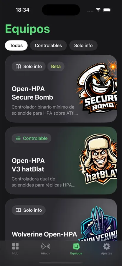 Catalog of supported devices